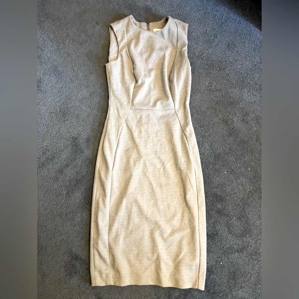 Calvin Klein crew neck pencil dress